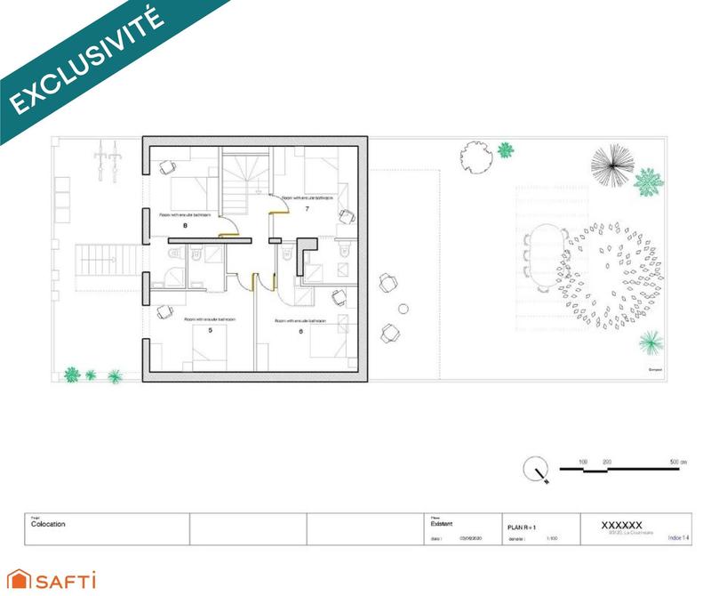 Maison de ville - 186 m² - 10 pièces