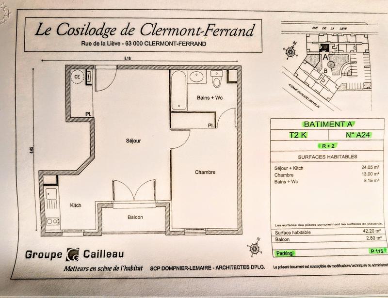 Appartement - 42 m² - 2 pièces