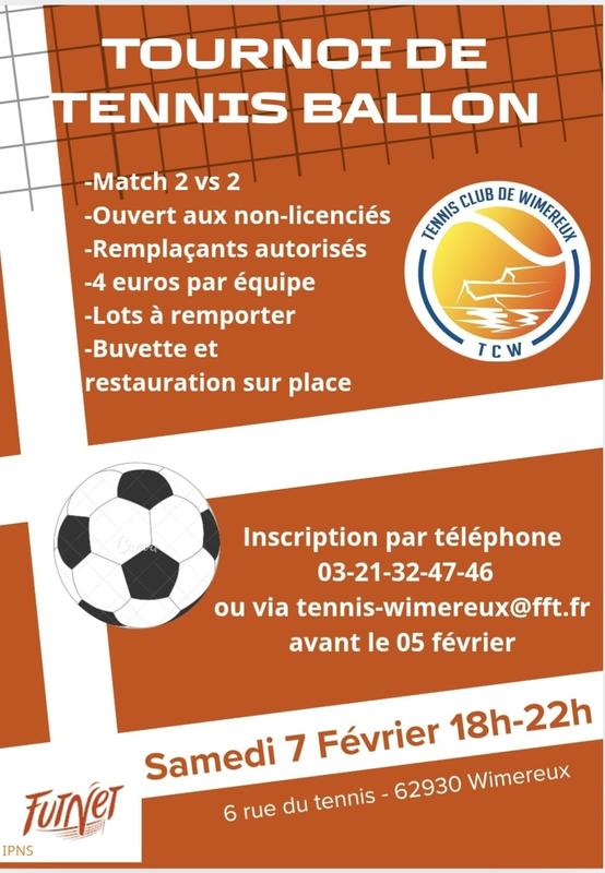 Tennis club de Wimereux -  tournoi de tennis ballon (futnet)
