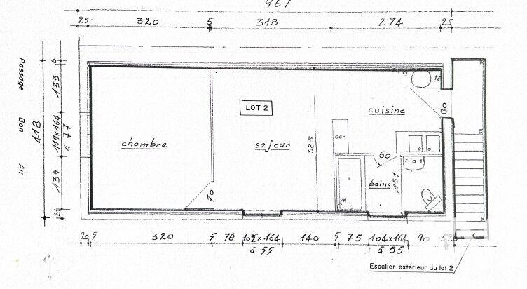 Appartement - 35 m² - 2 pièces