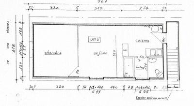 Appartement - 35 m² - 2 pièces