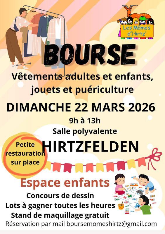 Bourse aux vêtements - jouets - puériculture