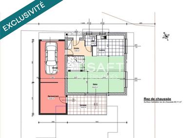 Maison - 119 m² - 5 pièces