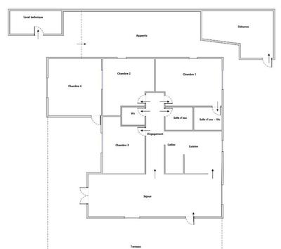 Maison - 104 m² - 5 pièces