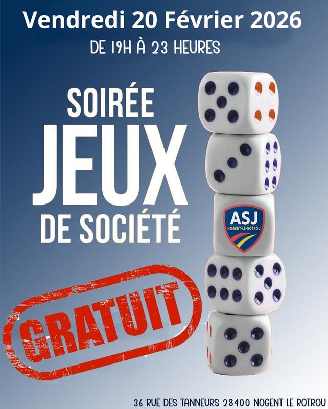 Soirée jeux de société à l'Asj