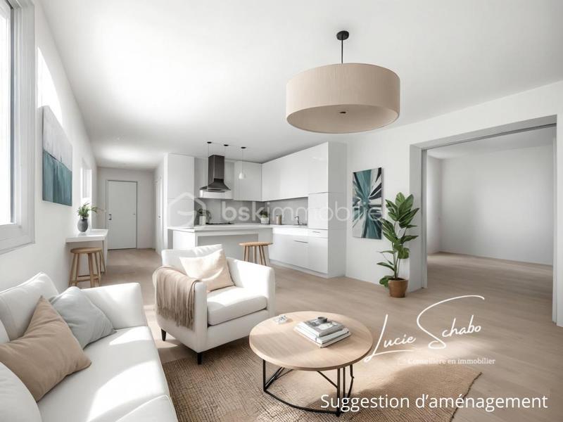 Appartement - 64 m² - 3 pièces