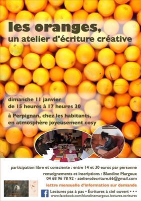 Les oranges • Atelier d'écriture créative