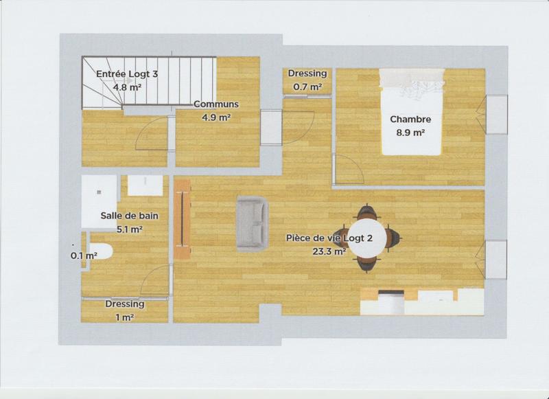 Maison ancienne - 113 m² - 4 pièces