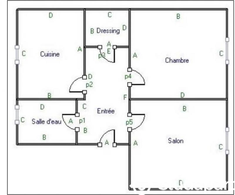 Appartement - 33 m² - 2 pièces