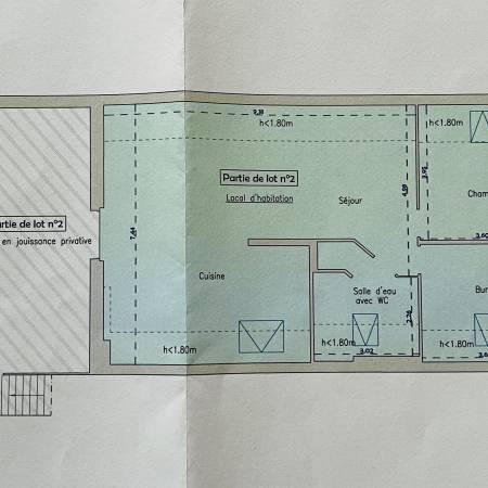 Appartement - 70 m² - 3 pièces