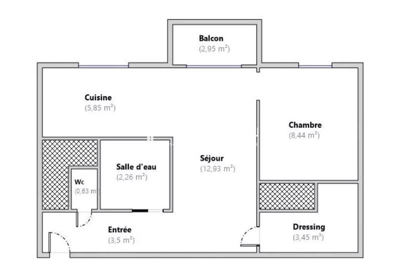Appartement - 37 m² - 2 pièces