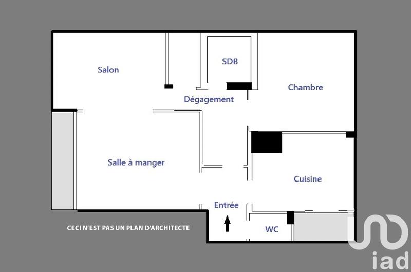 Appartement - 67 m² - 3 pièces