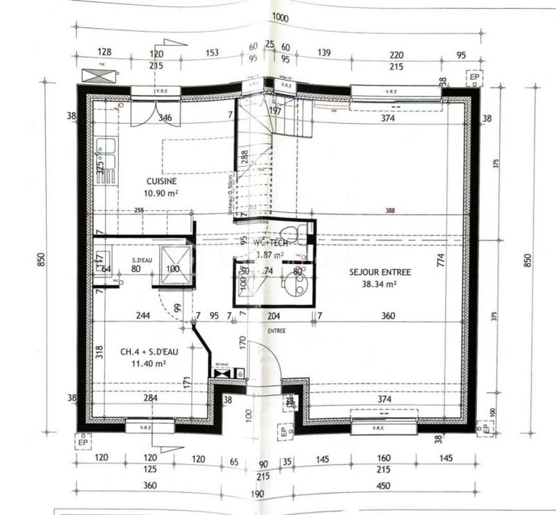 Maison traditionnelle - 115 m² - 5 pièces
