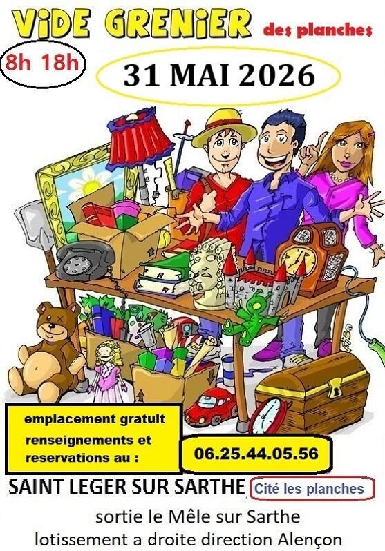 Vide grenier des planches
