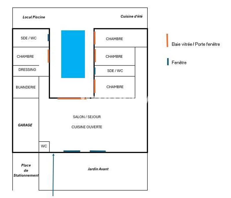 Pavillon - 151 m² - 5 pièces