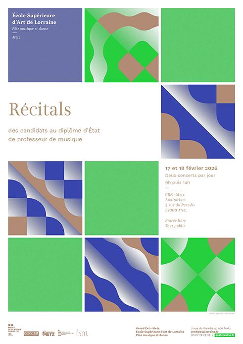 Récitals des étudiants musiciens de l'Ésal