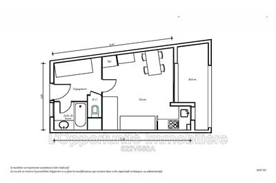 Appartement - 27 m² - 1 pièce