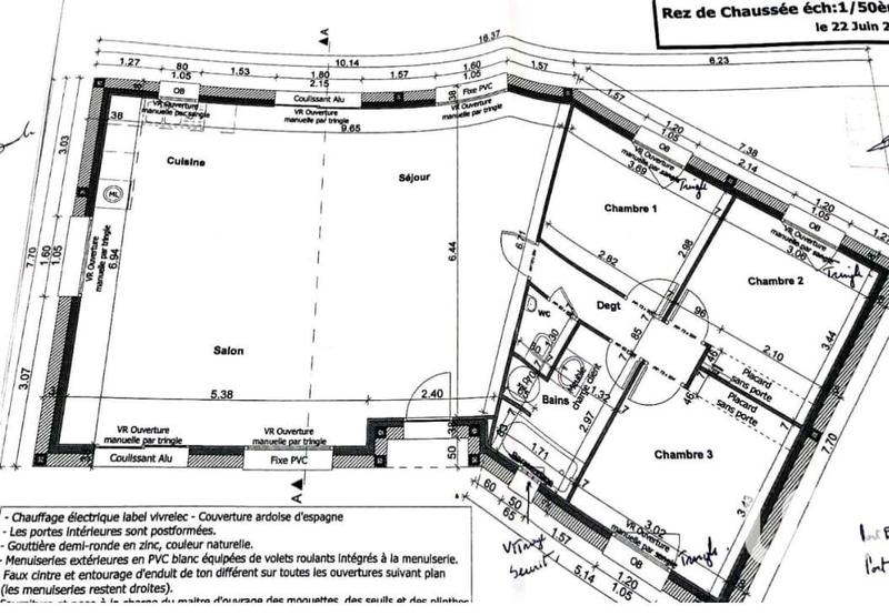 Maison - 98 m² - 5 pièces