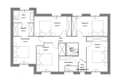 Maison - 144 m² - 7 pièces