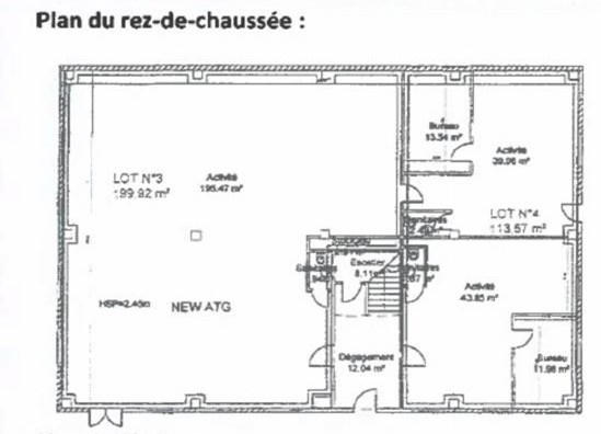 Local d'activités - 672 m²