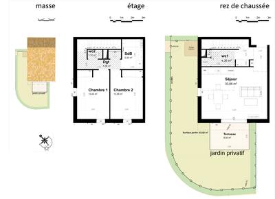 Villa - 77 m² - 3 pièces