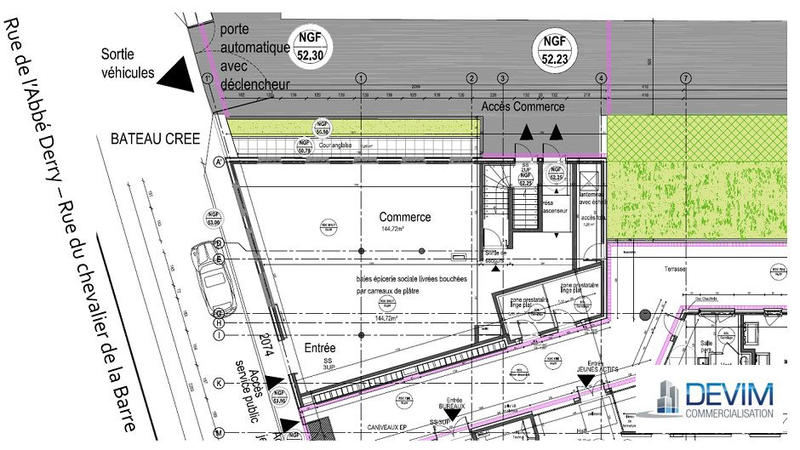 Local commercial - 279 m²