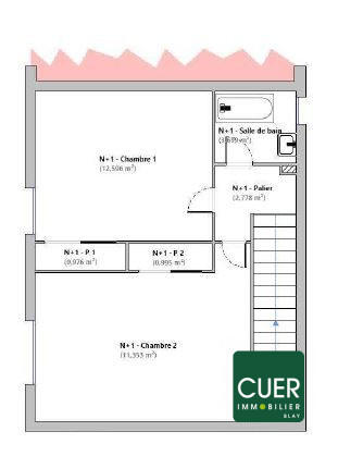 Appartement - 64 m² - 3 pièces