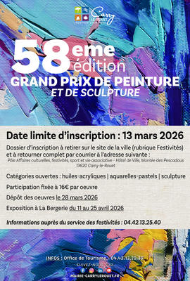 Appel à candidatures Grand Prix de Peinture 2026