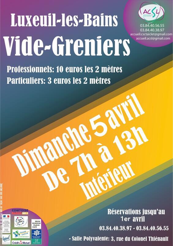 Vide-greniers de l'acsl