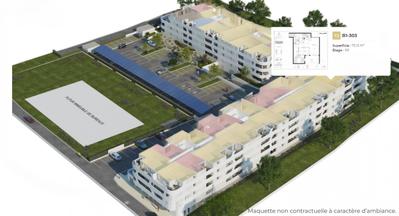 Appartement - 75 m² - 3 pièces