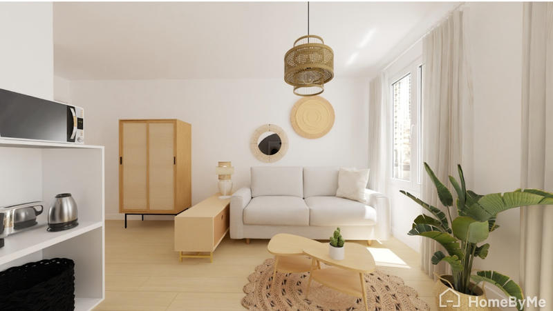 Appartement ancien - 22 m² - 1 pièce