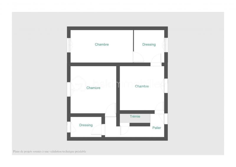 Maison de ville - 124 m² - 5 pièces