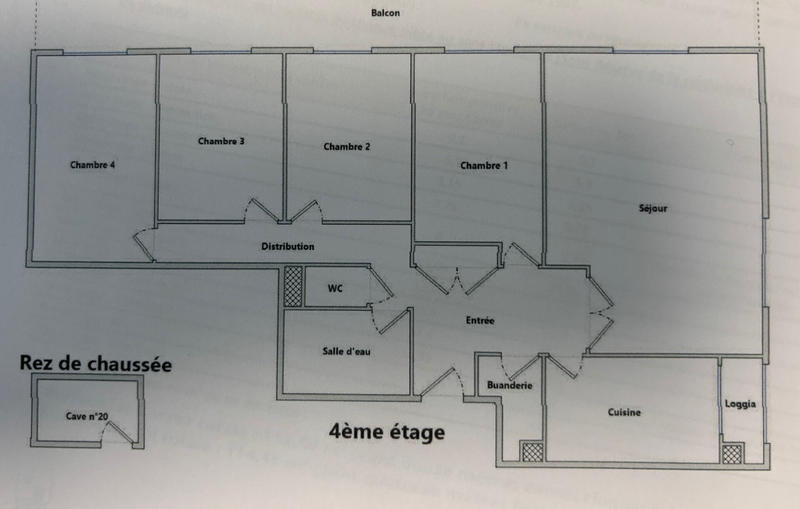 Appartement - 112 m² - 6 pièces