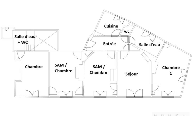 Appartement - 93 m² - 5 pièces