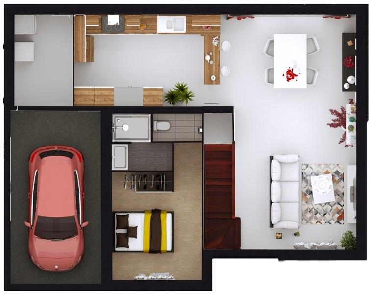 Maison - 116 m² - 6 pièces