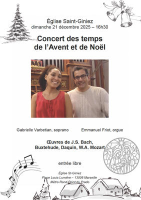 Concert des temps de l'Avent et de Noël