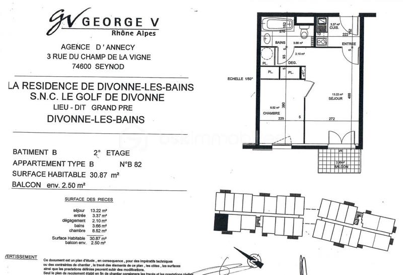 Appartement - 31 m² - 2 pièces