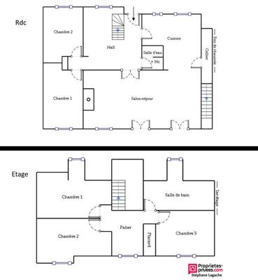 Maison - 135 m² - 7 pièces