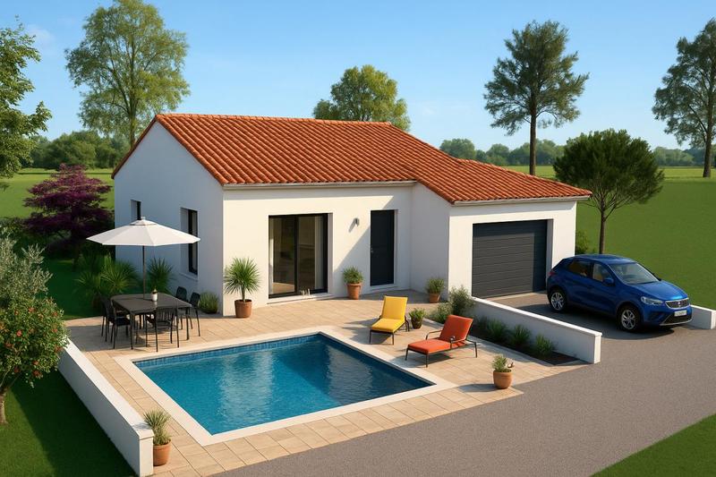 Maison - 80 m² - 4 pièces