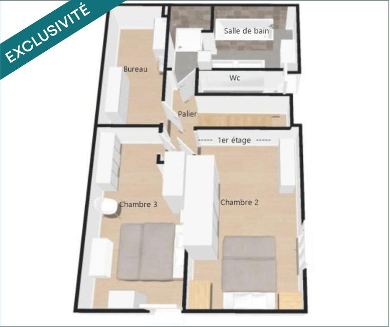 Maison - 125 m² - 6 pièces