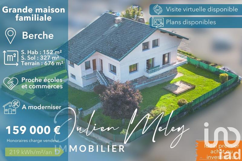 Maison - 152 m² - 9 pièces