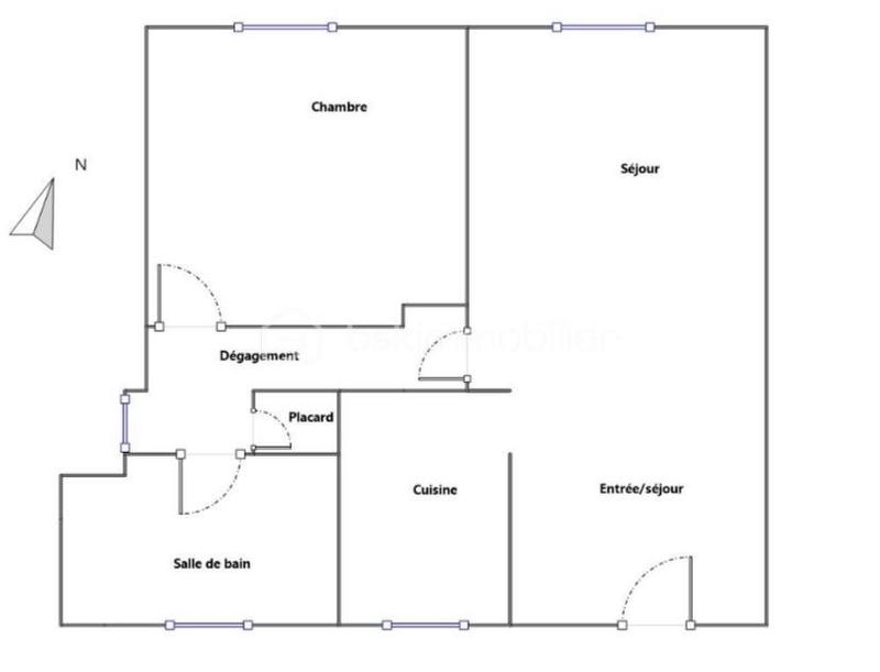 Appartement - 49 m² - 2 pièces