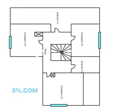 Maison - 147 m² - 7 pièces