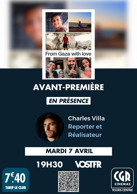 Avant-première : From Gaza with Love en présence de Charles Villa