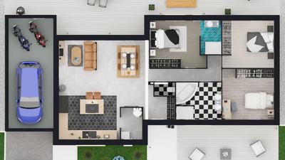 Maison - 100 m² - 5 pièces