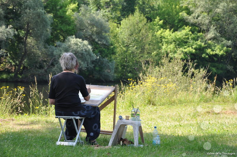 Journée artistique au bord de l'eau - Atmosphère Dordogne