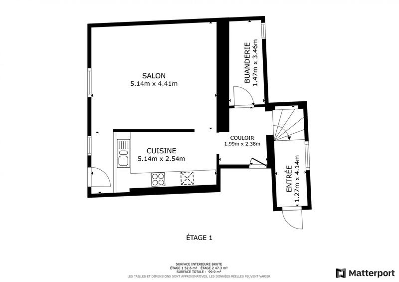 Maison - 86 m² - 5 pièces