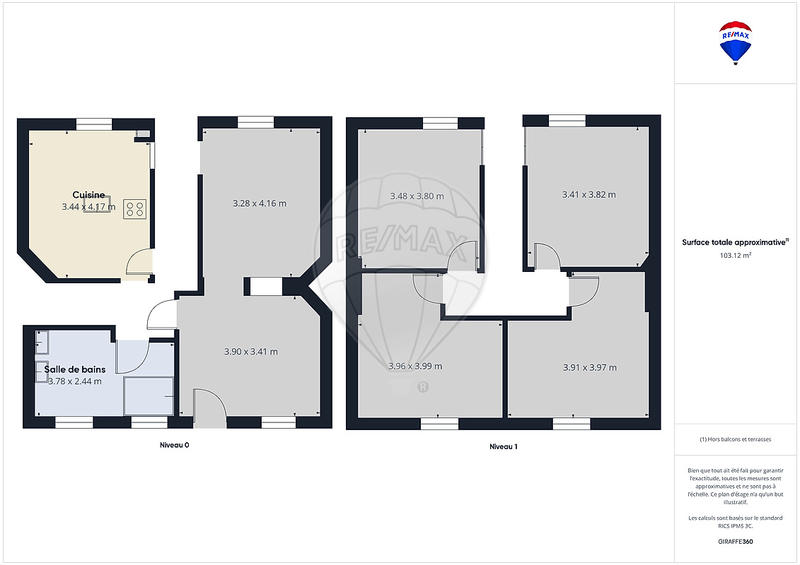 Maison - 108 m² - 6 pièces