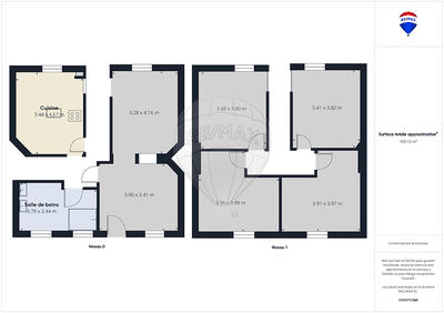 Maison - 108 m² - 6 pièces