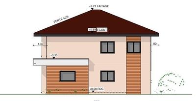 Maison contemporaine - 168 m² - 6 pièces